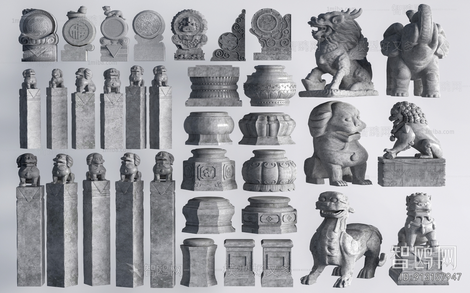 Chinese Style Column