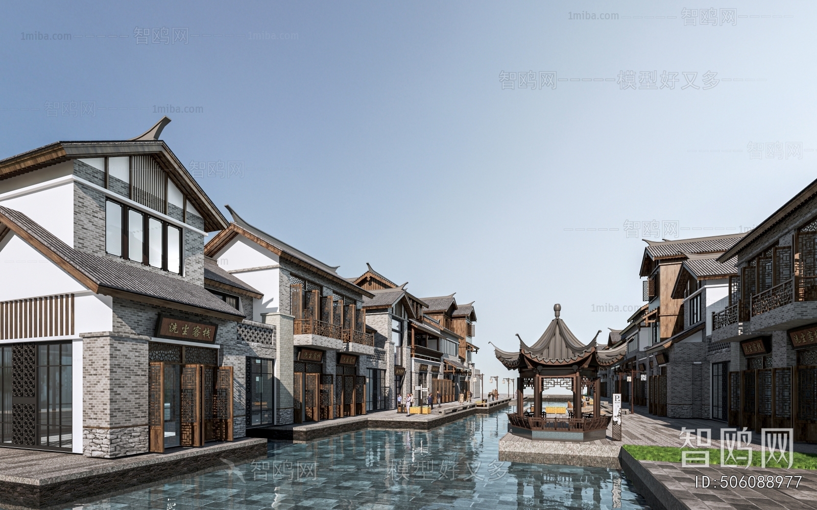 New Chinese Style Commercial Street