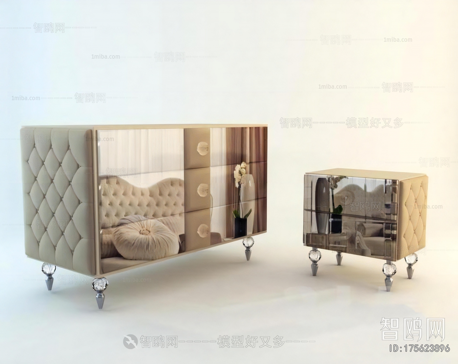 European Style Side Cabinet