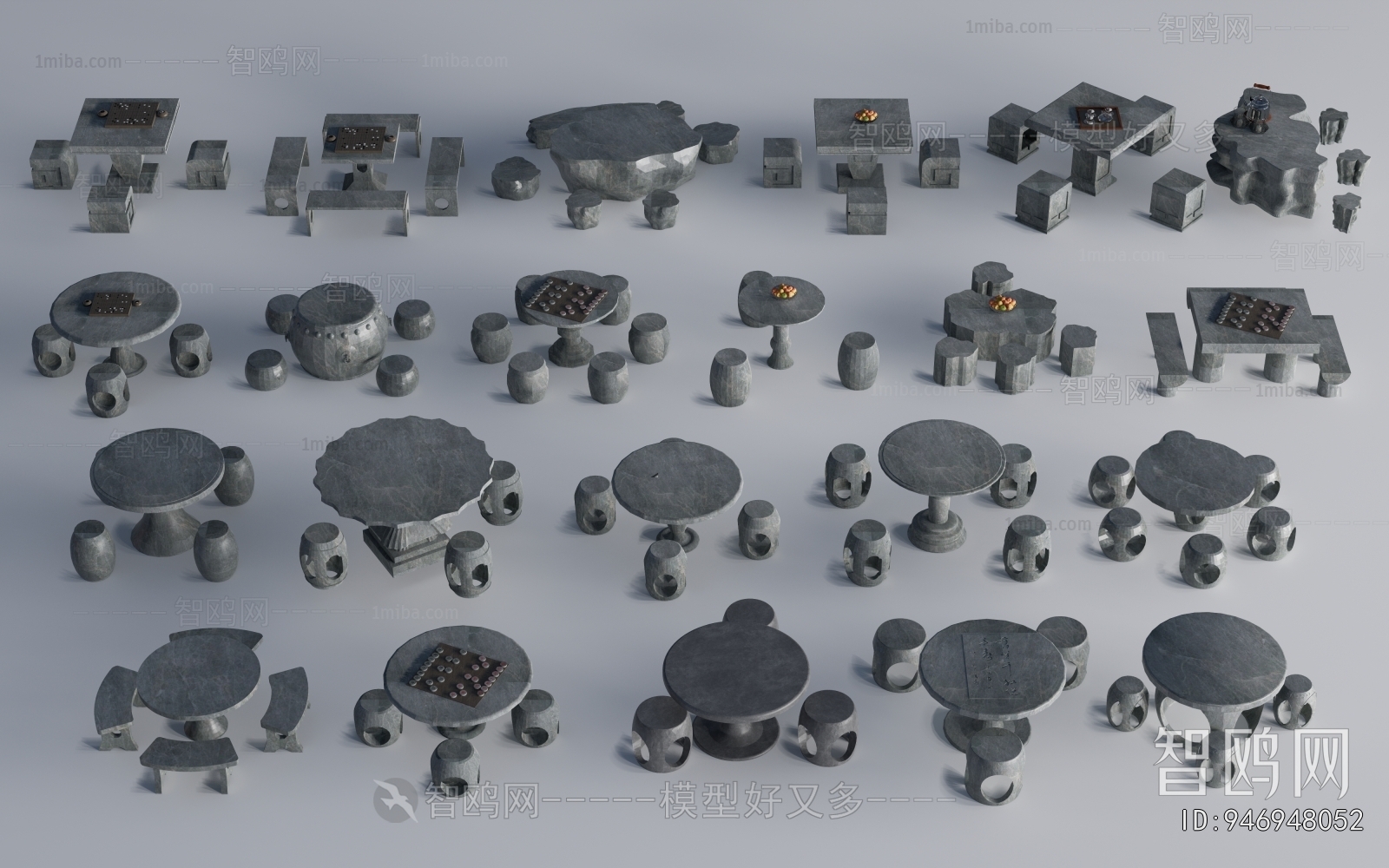 New Chinese Style Outdoor Tables And Chairs