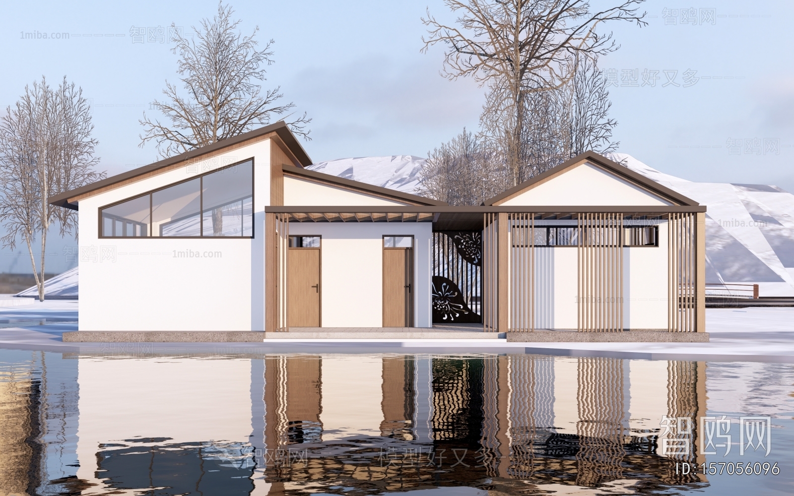 New Chinese Style Public Building