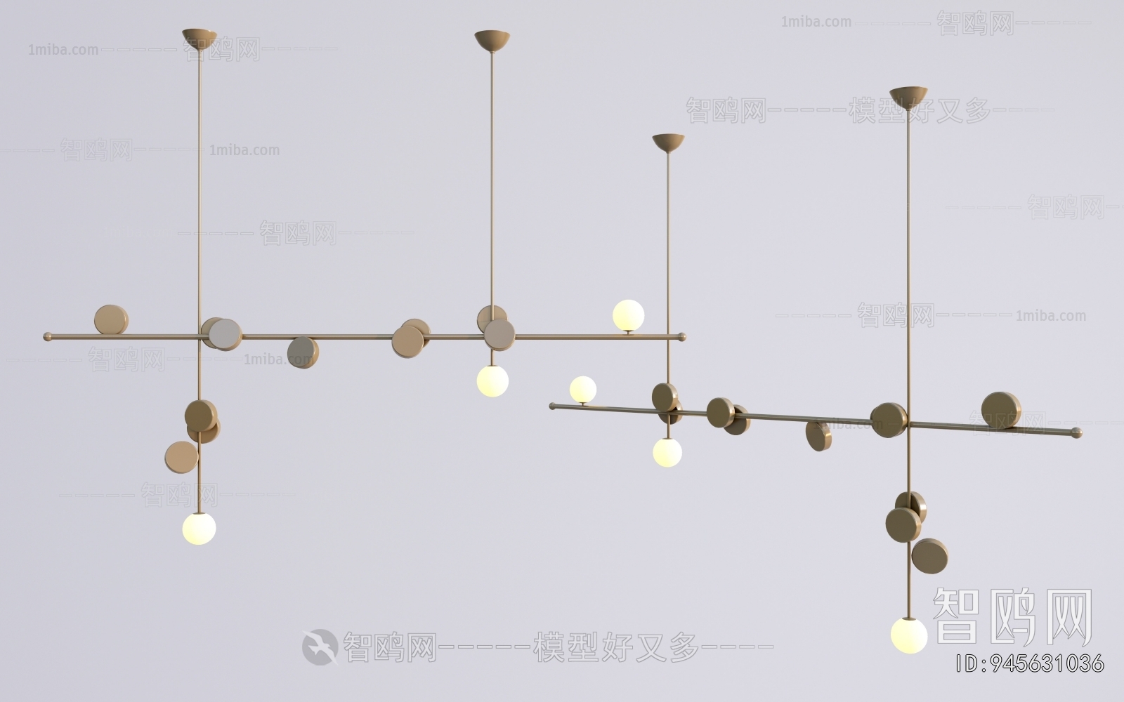 Modern Long Chandelier