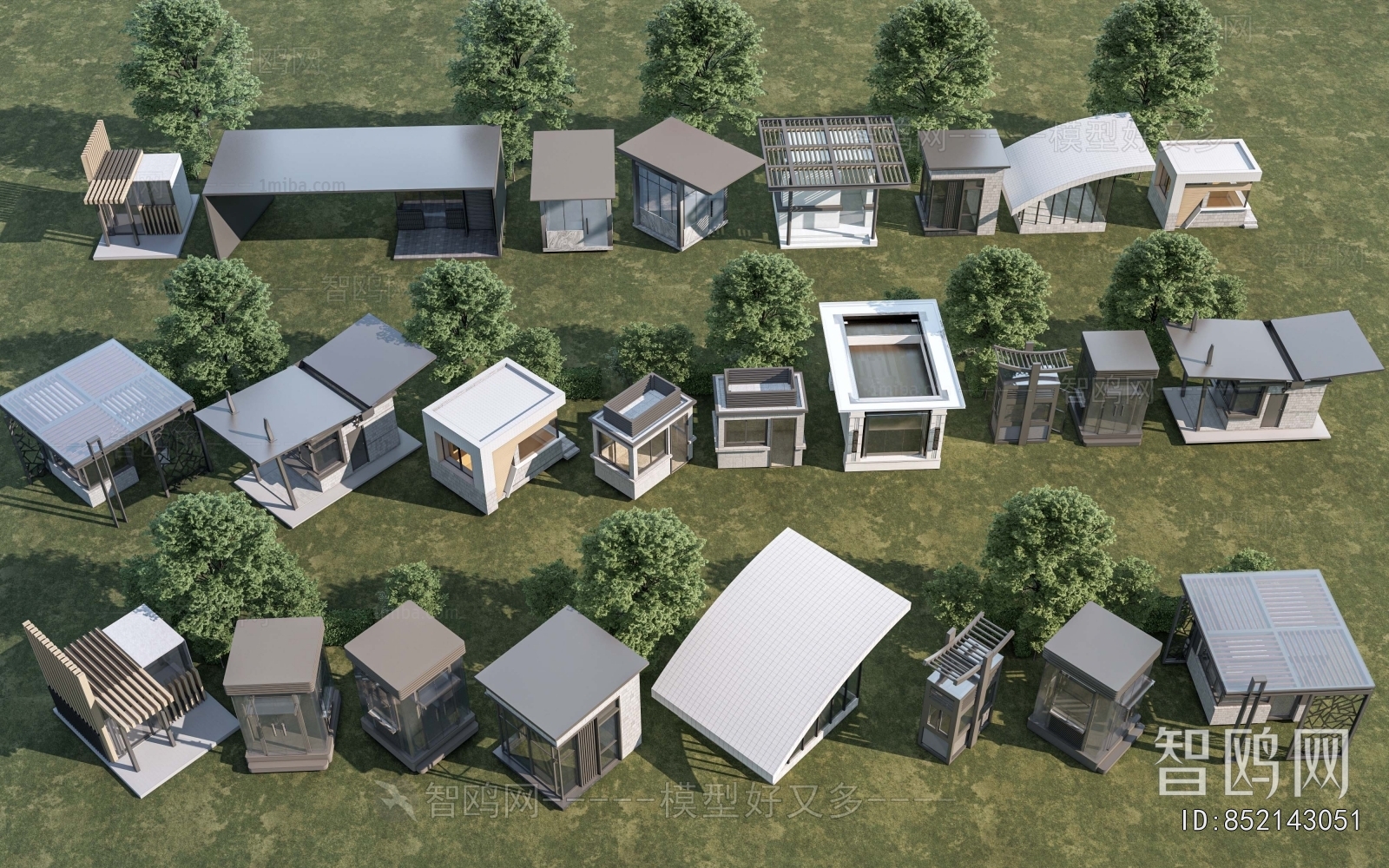 Modern Security Booth