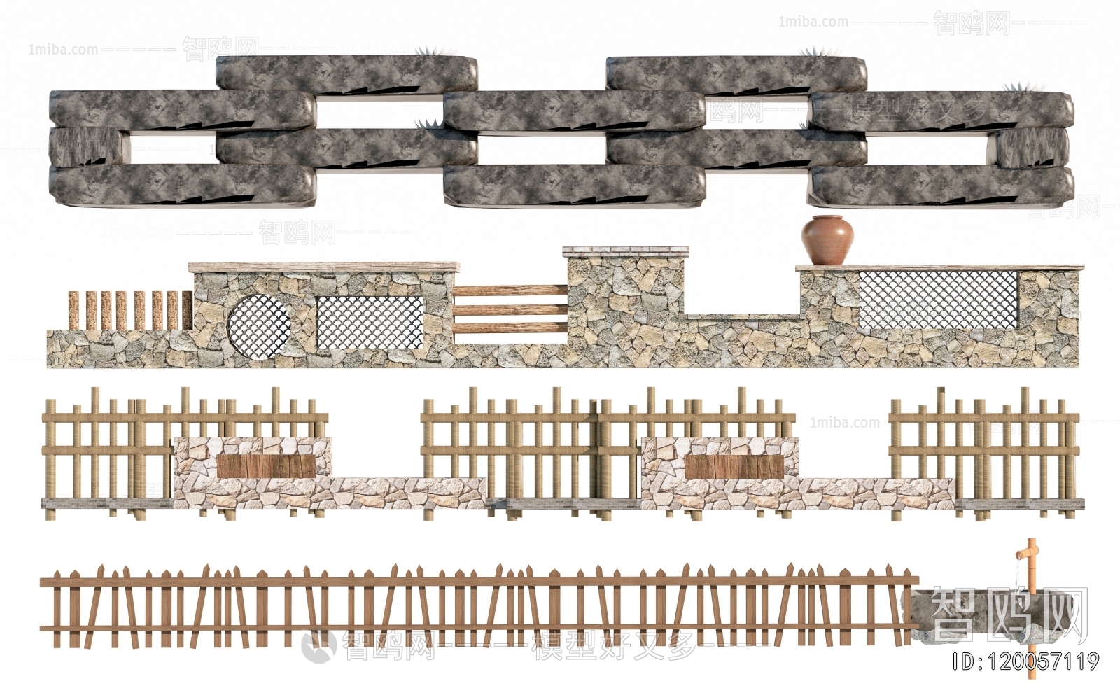 New Chinese Style Landscape Wall