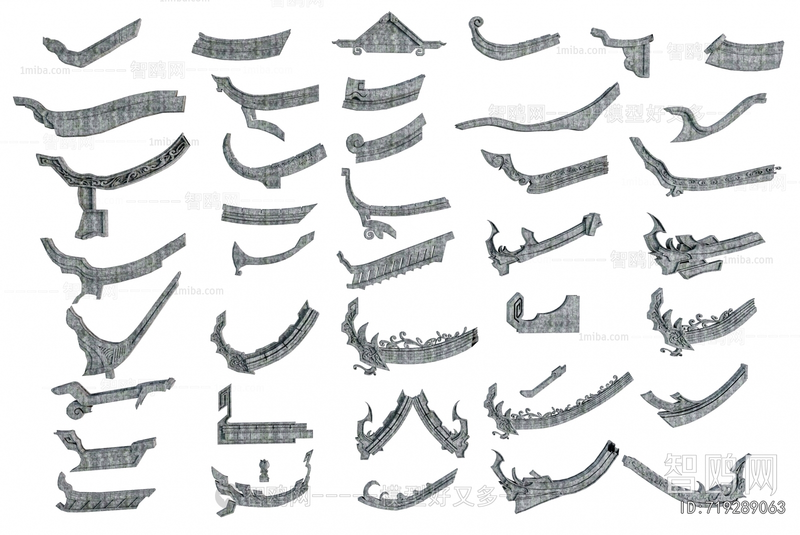 Chinese Style Building Component