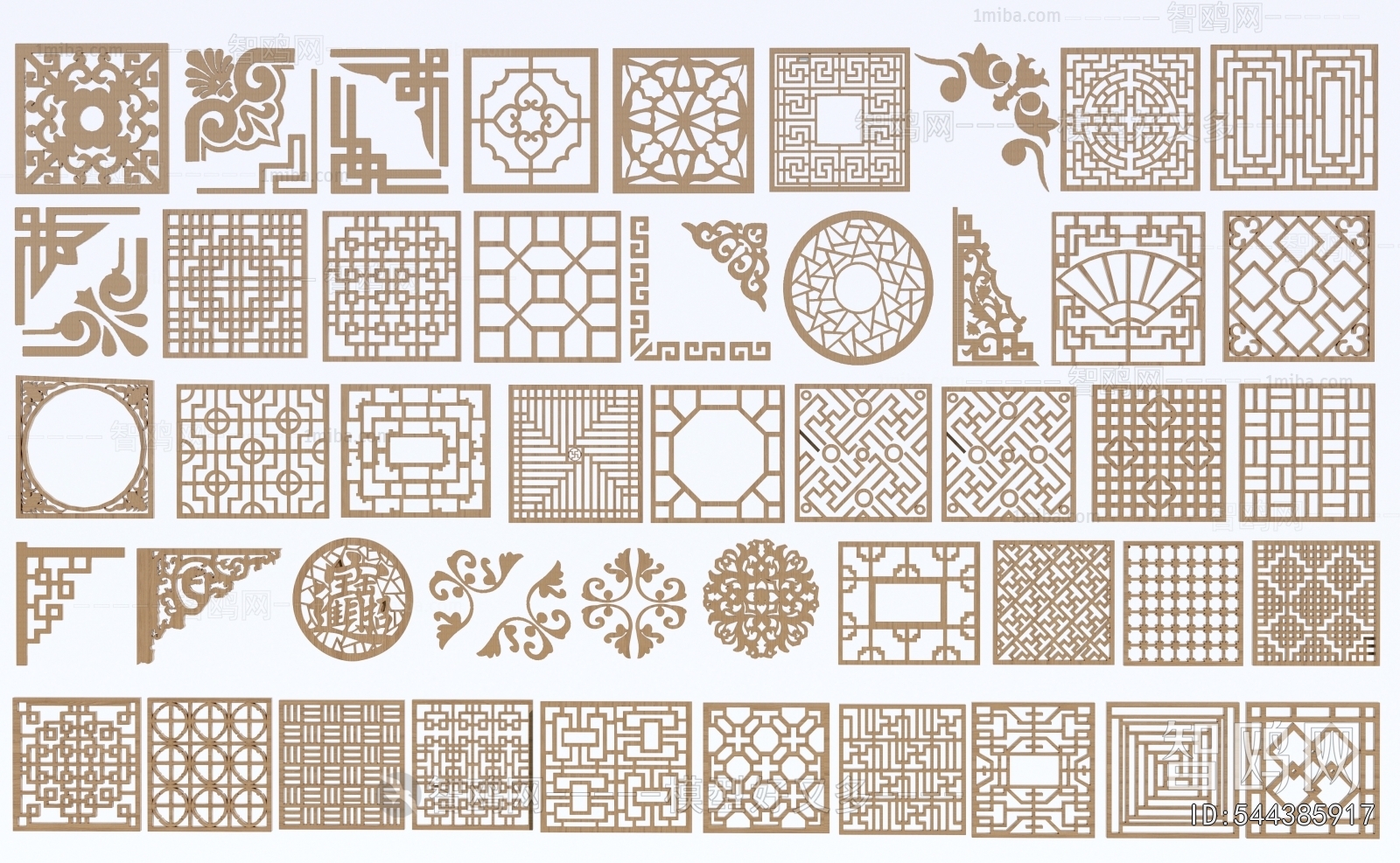 New Chinese Style Wooden Screen Partition