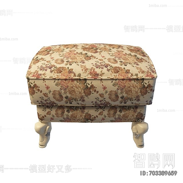 French Style Sofa Stool