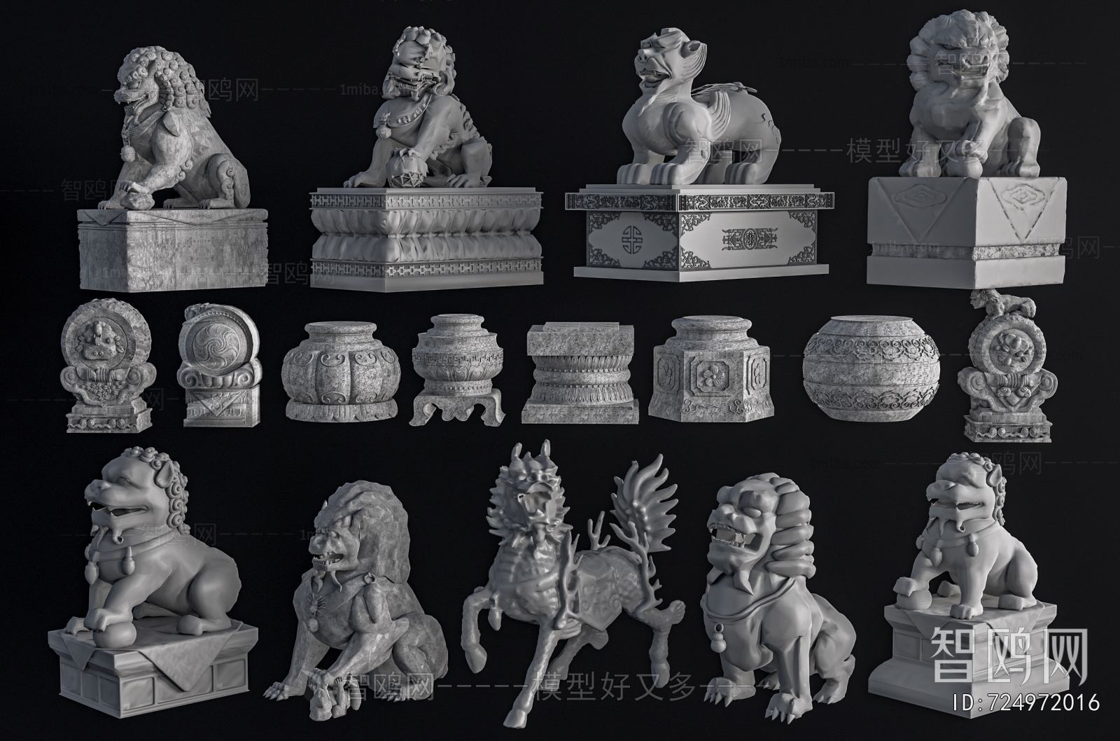 Chinese Style Stone Carving