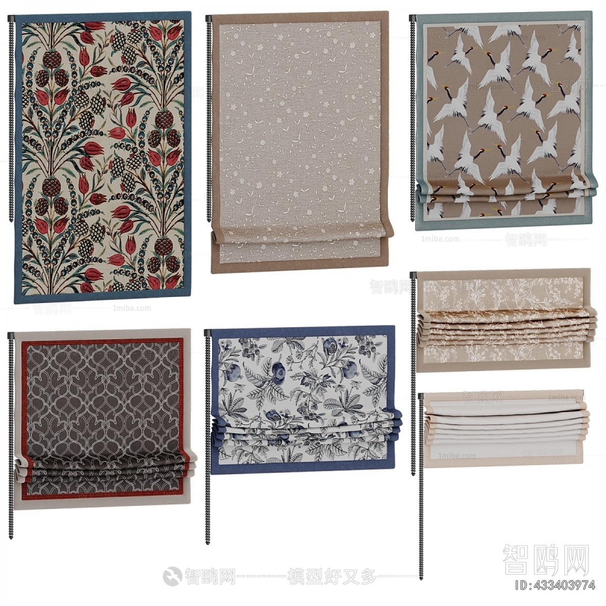 French Style Roman Curtain