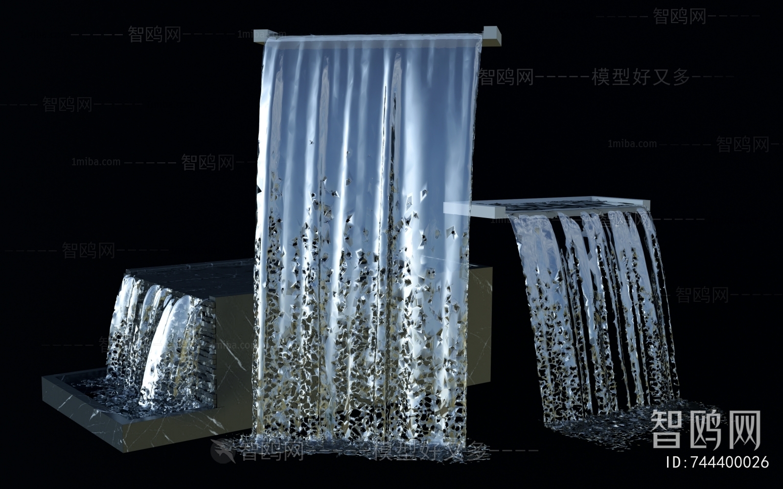 Modern Rockery Waterscape