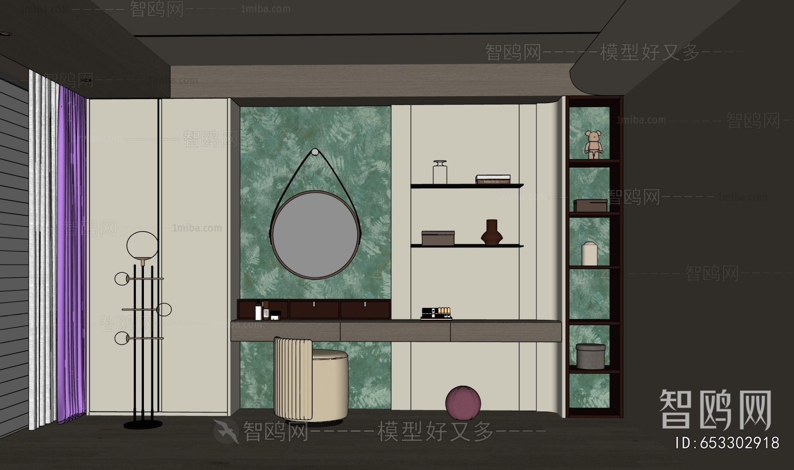 Modern Clothes Storage Area