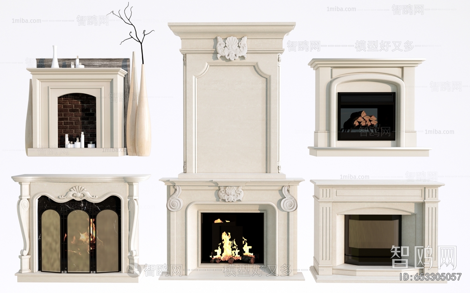 European Style Fireplace