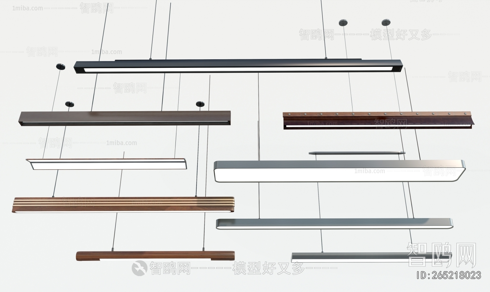 Modern Long Chandelier