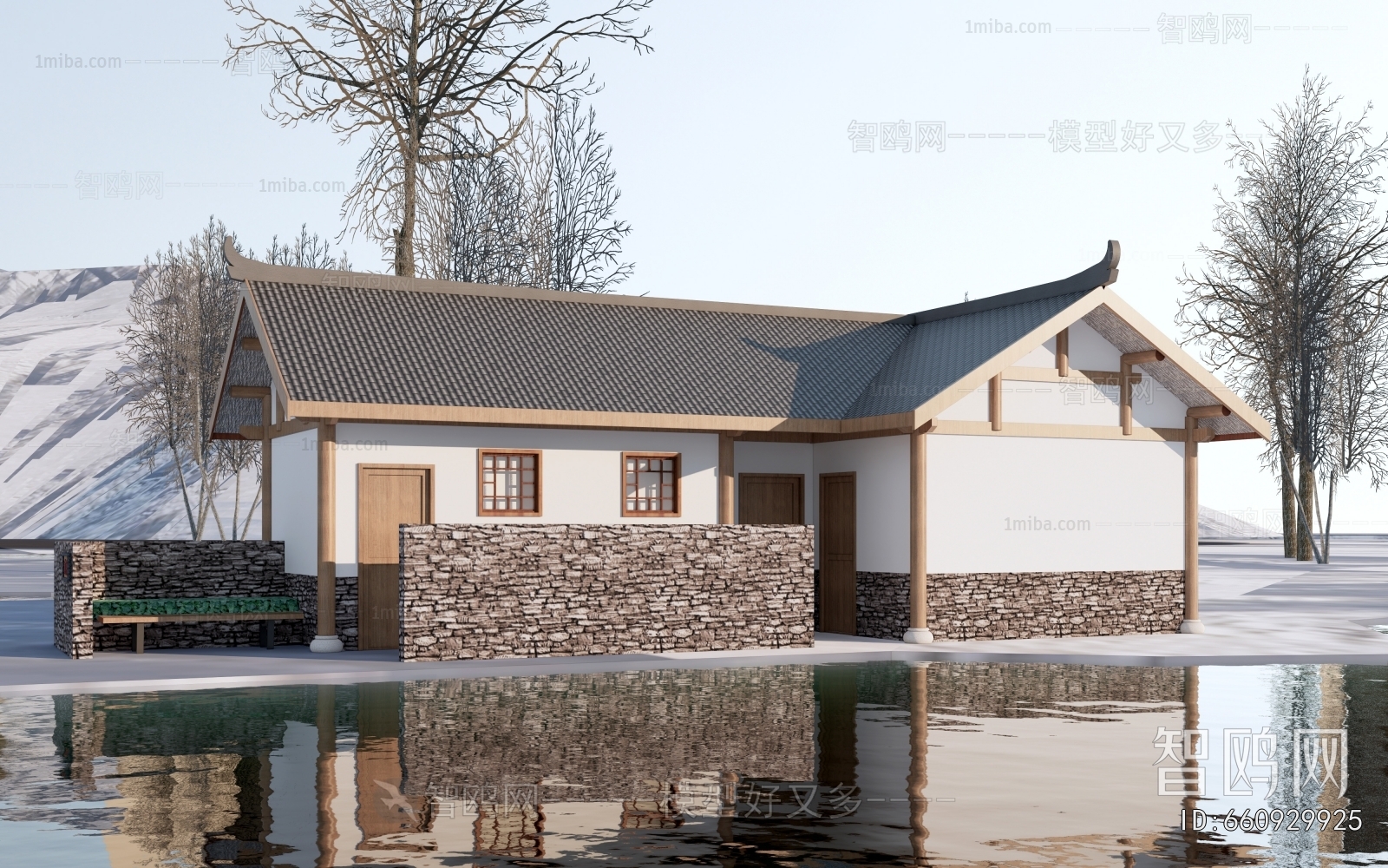 New Chinese Style Public Building