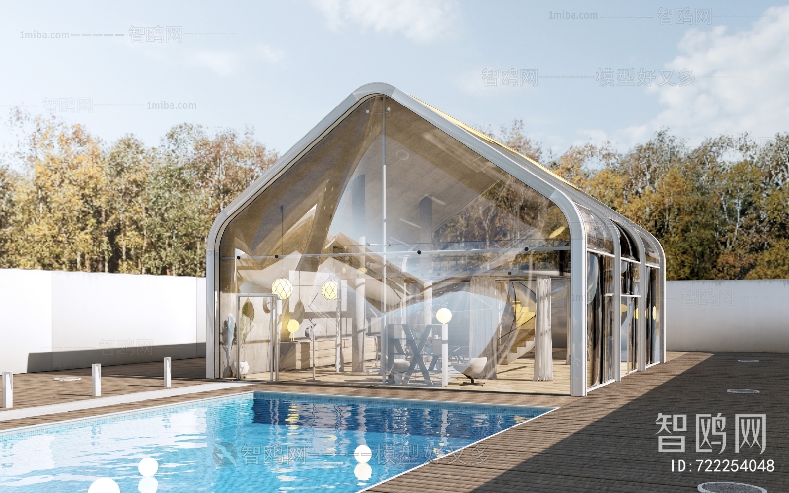 Modern Glass Sunshine Room