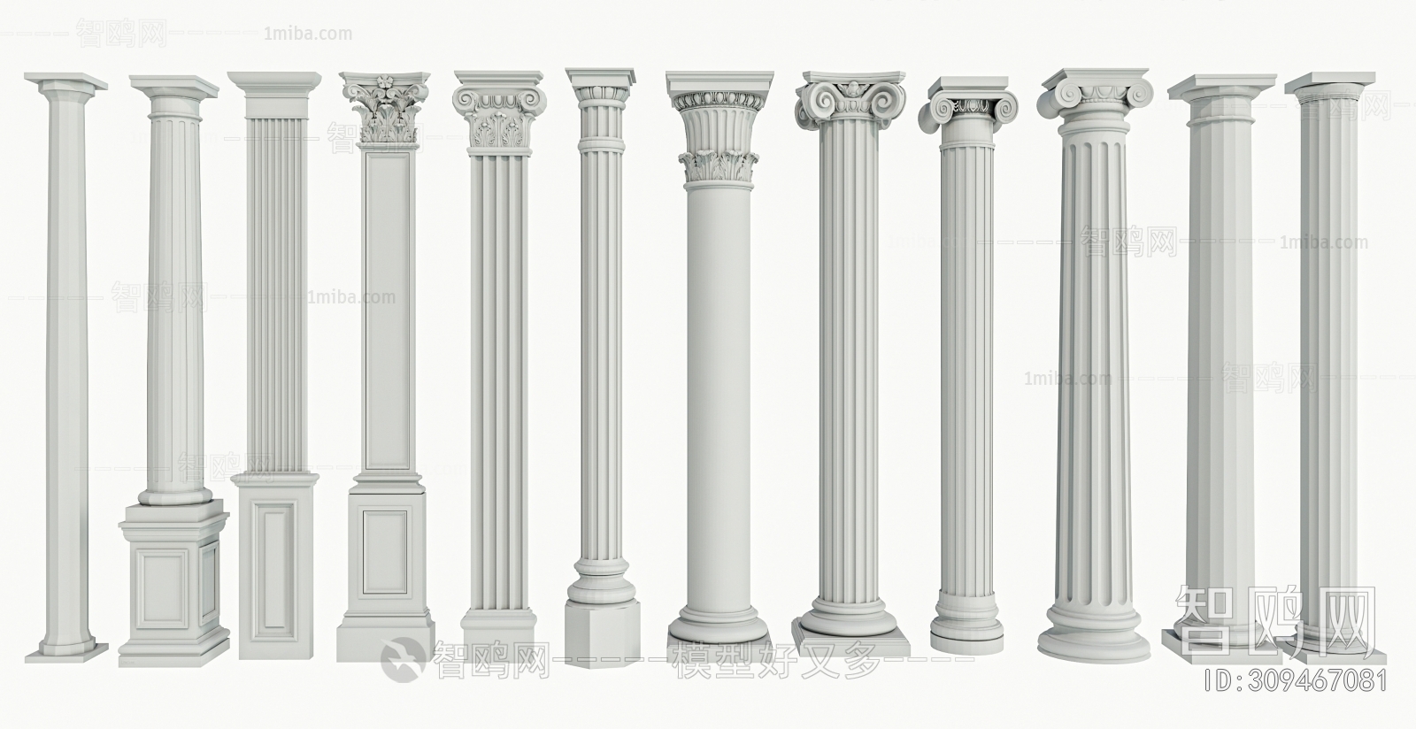 European Style Roman Pillar