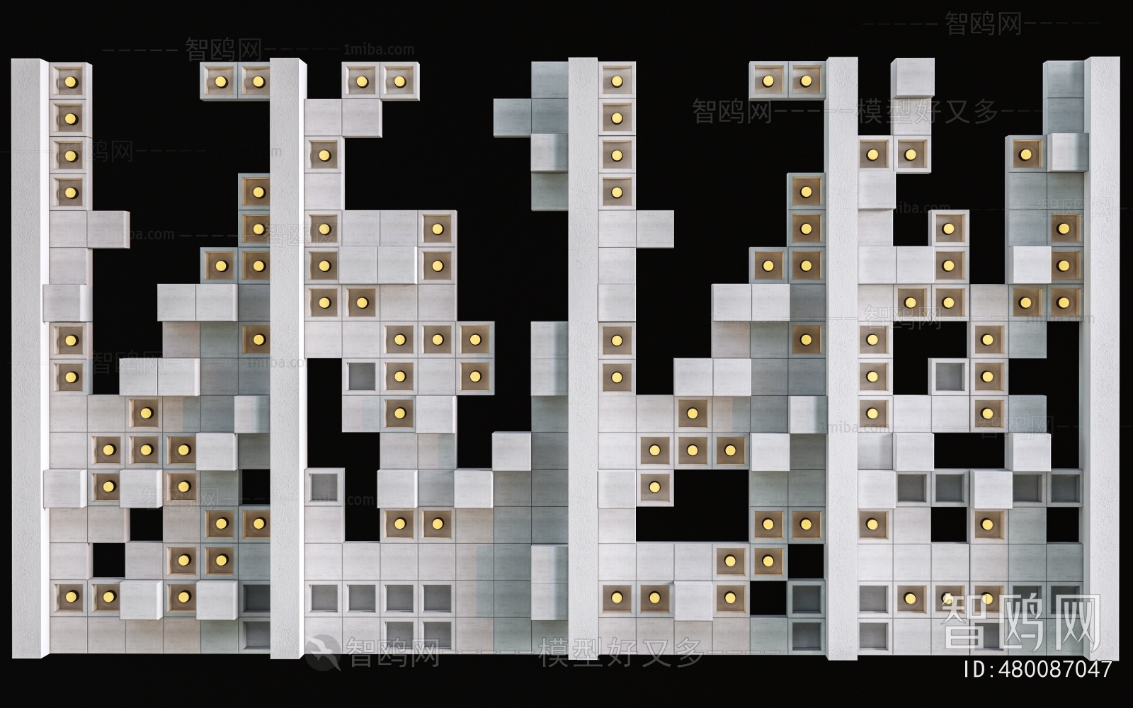 Modern Cement Brick Screen Partition