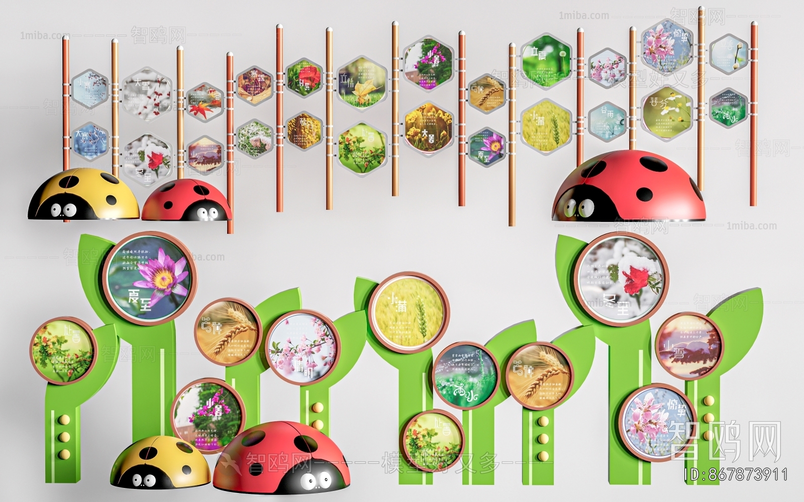 Modern Guide Board/bulletin Board