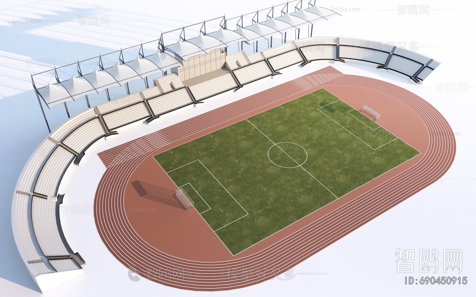 Modern Outdoor Sports Stadium