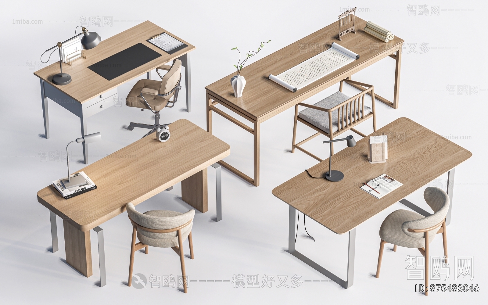 Modern Computer Desk And Chair