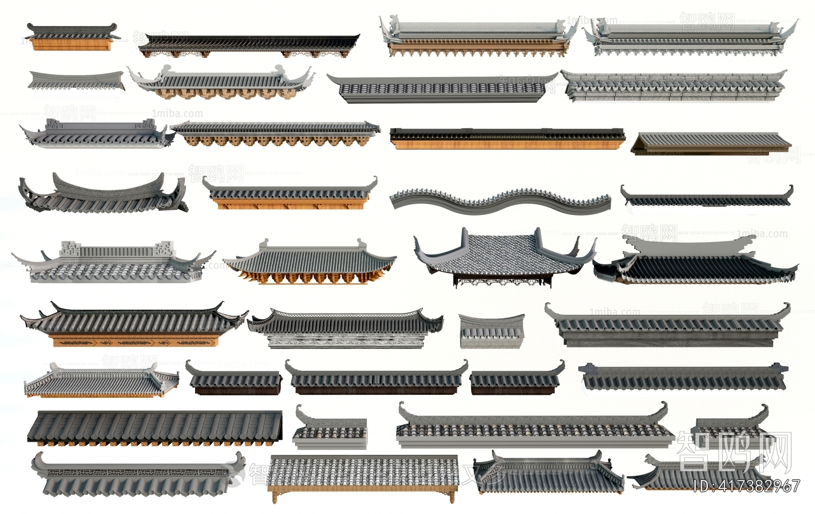 Chinese Style Building Component