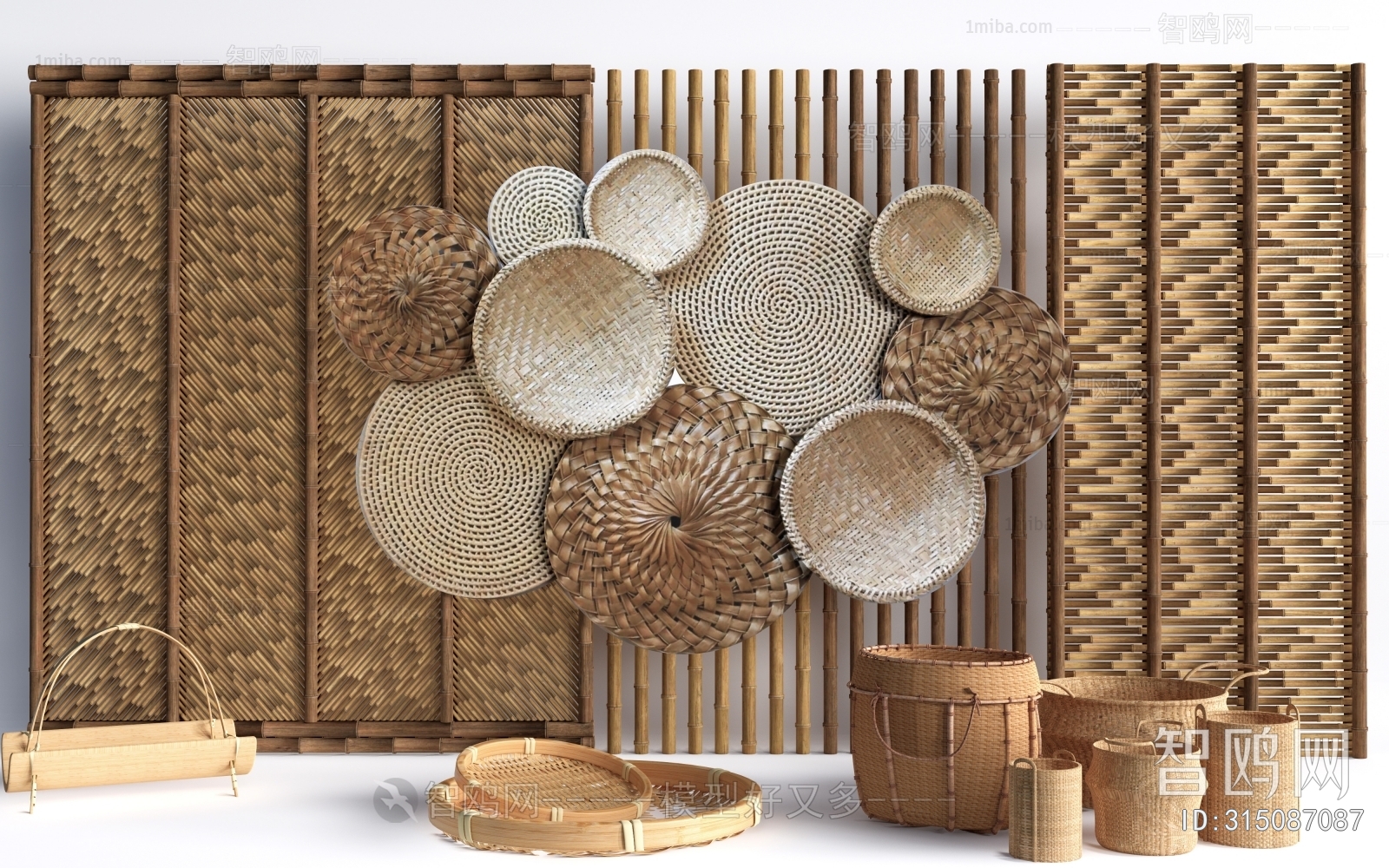 New Chinese Style TV Wall