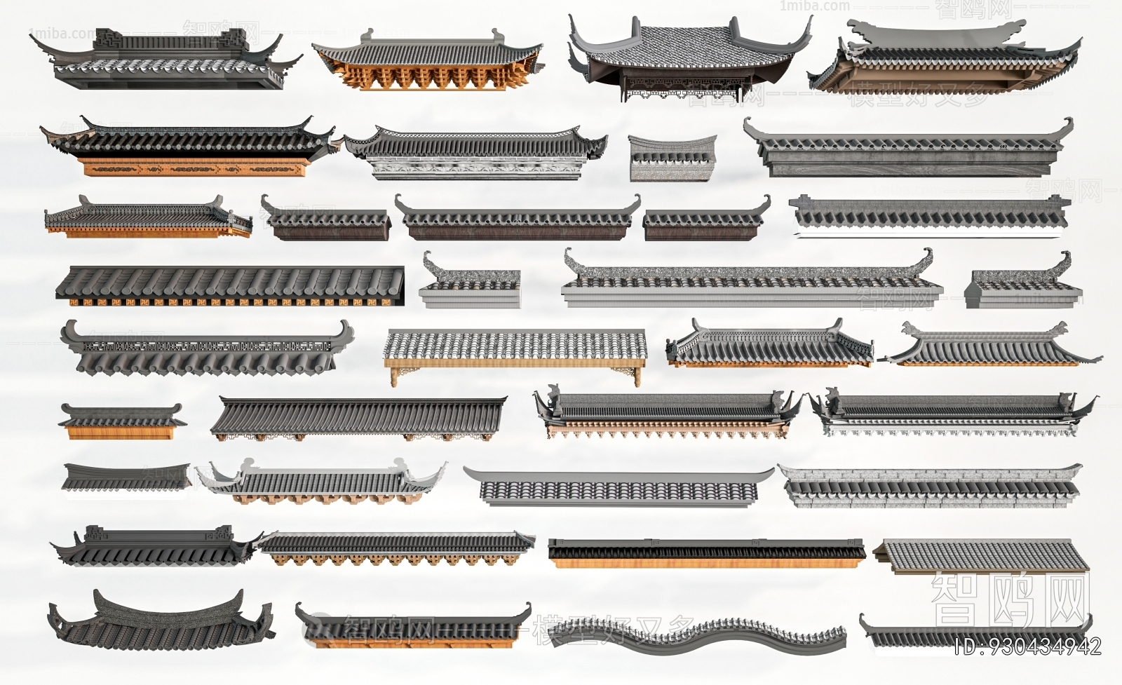 Chinese Style Building Component