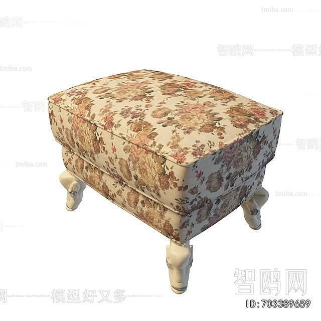 French Style Sofa Stool