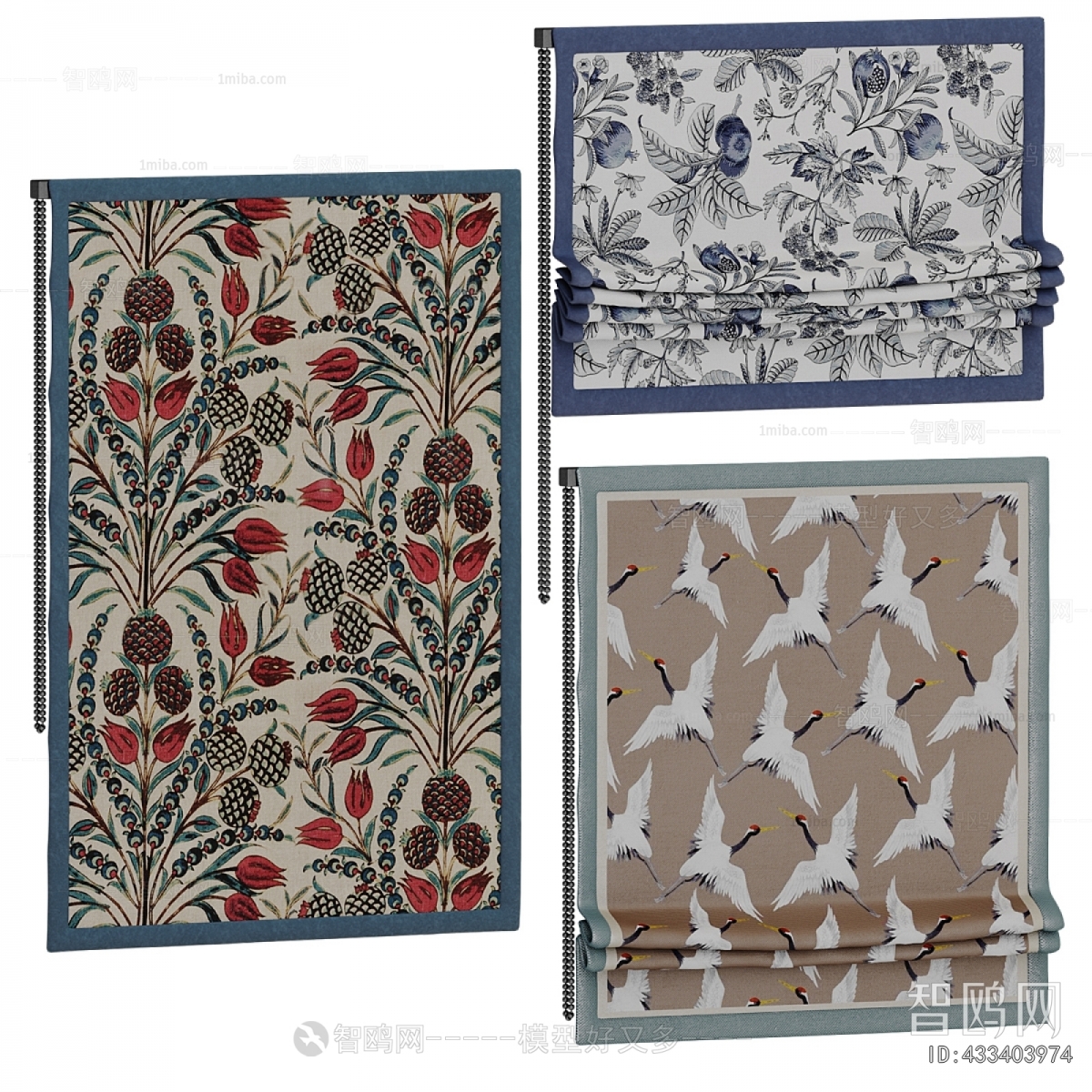 French Style Roman Curtain