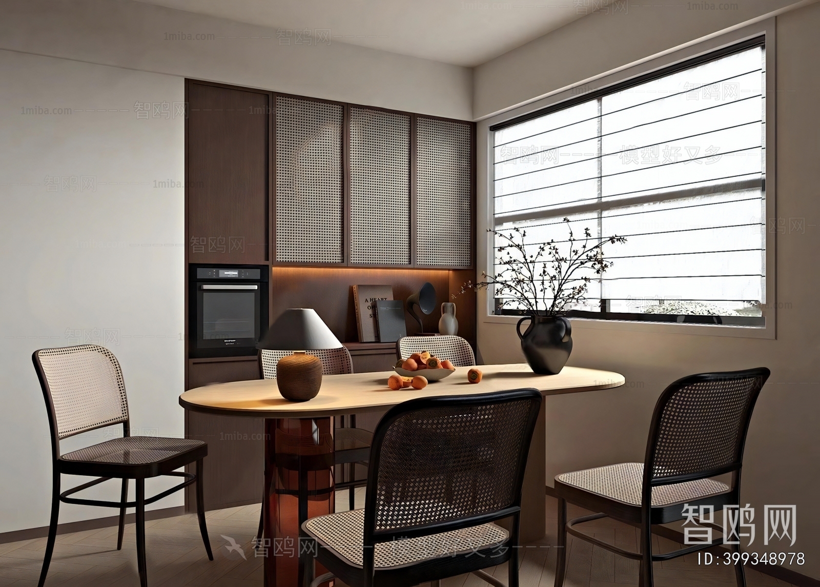 Wabi-sabi Style Dining Room