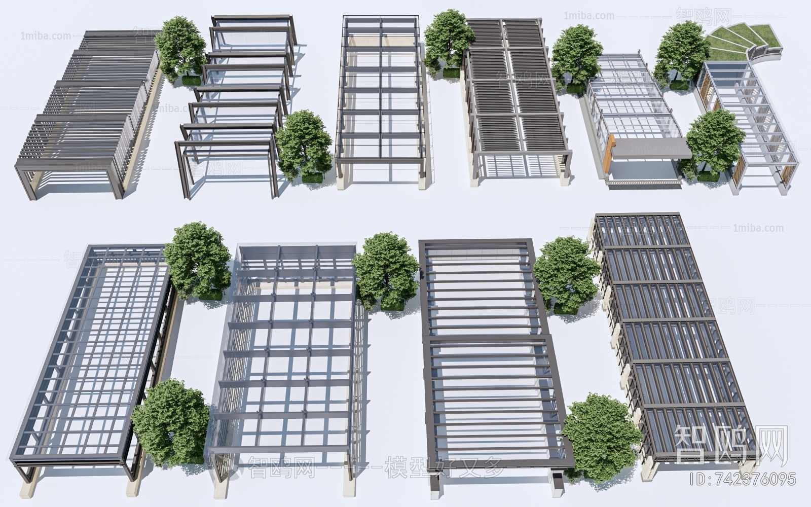 Modern Underground Parking Lot