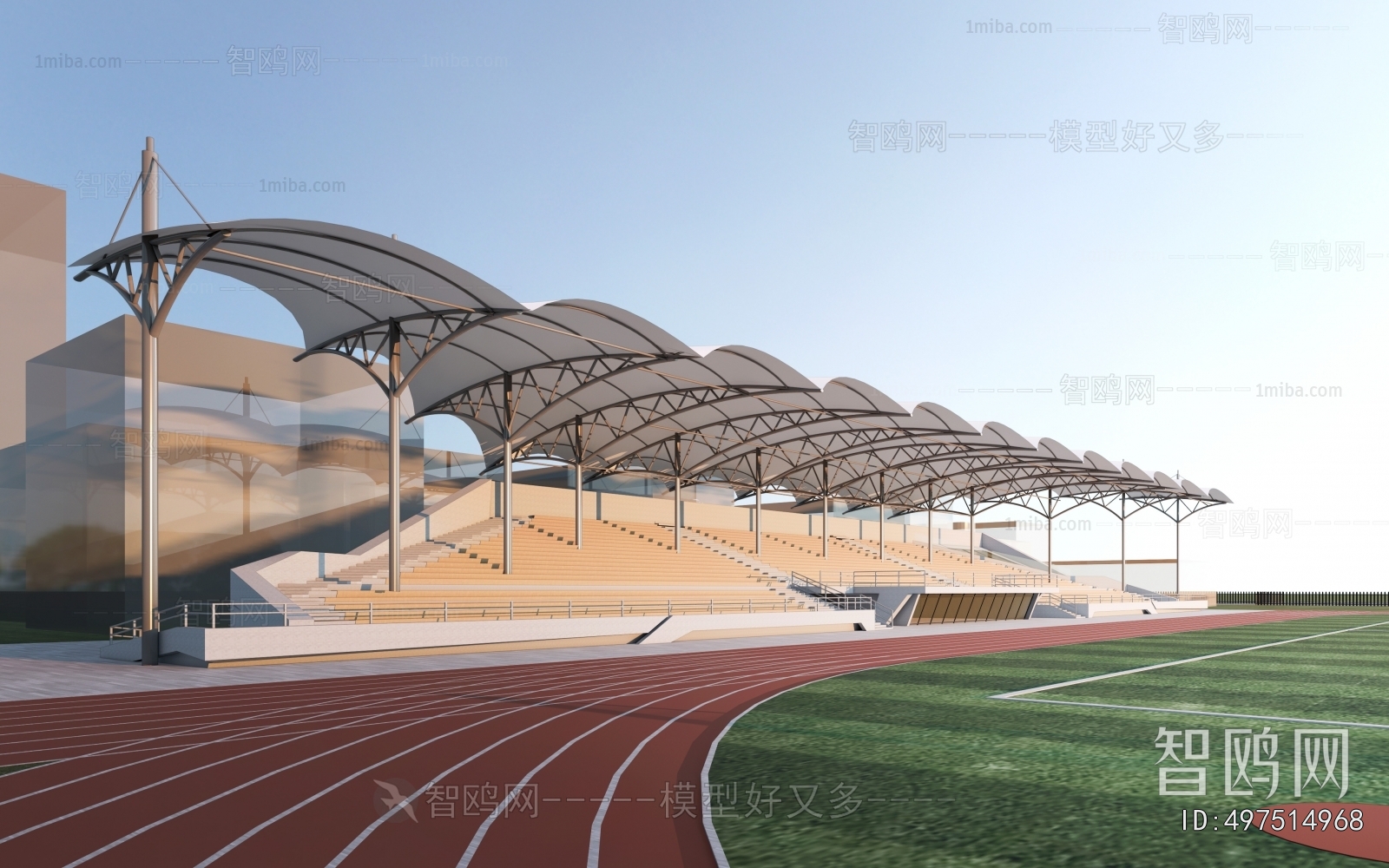 Modern Outdoor Sports Stadium