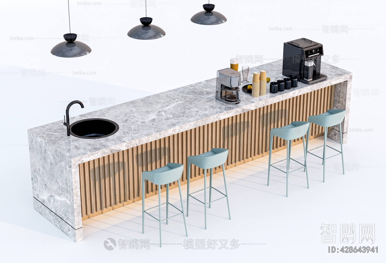 Modern Counter Bar