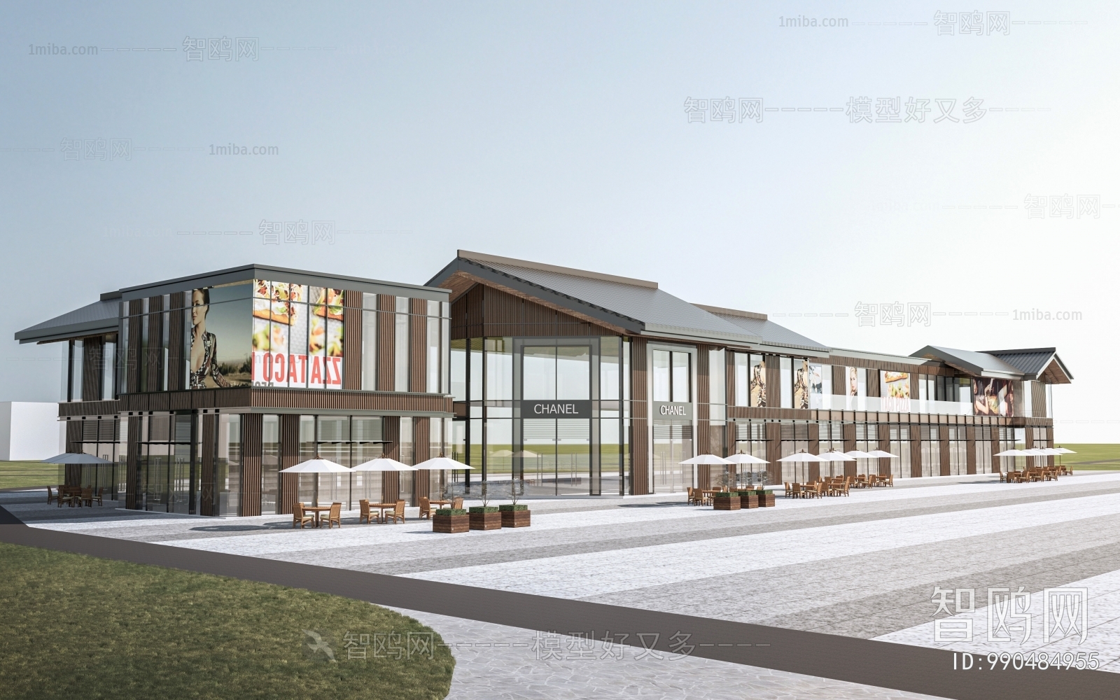 New Chinese Style Commercial Street