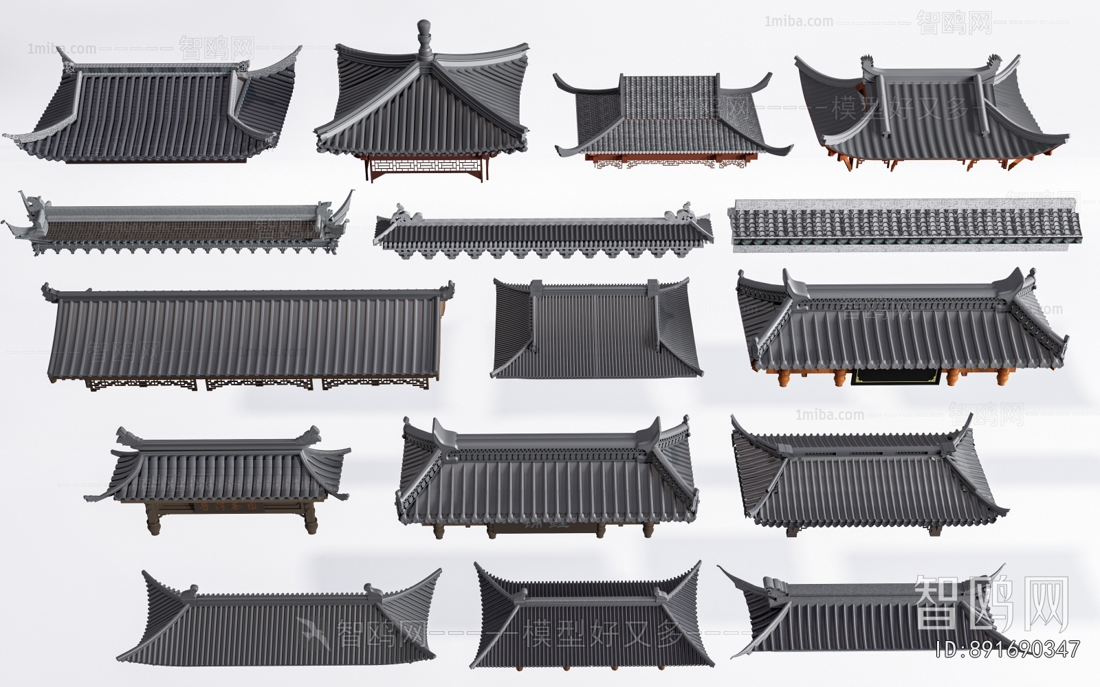 Chinese Style Building Component