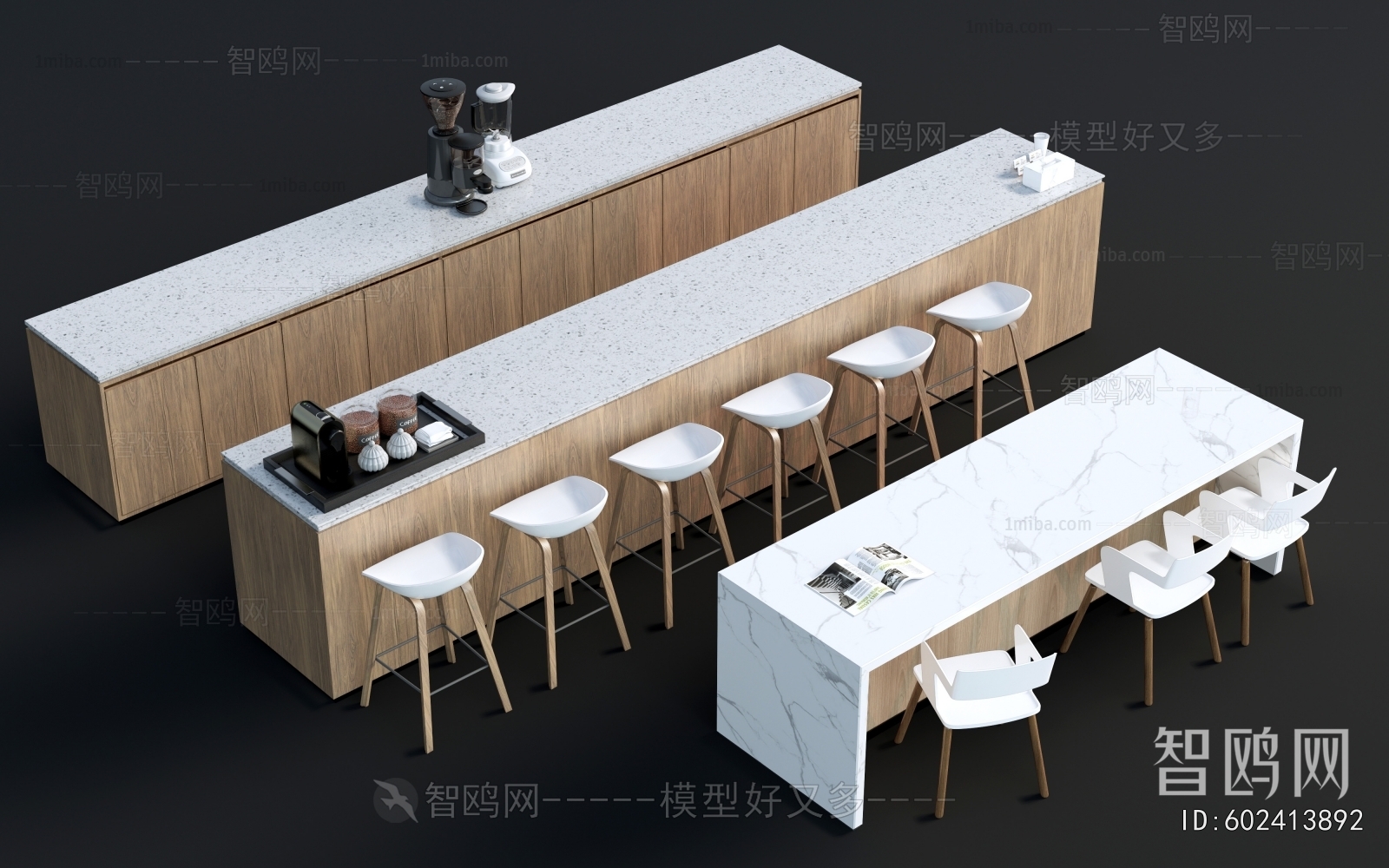 Modern Counter Bar