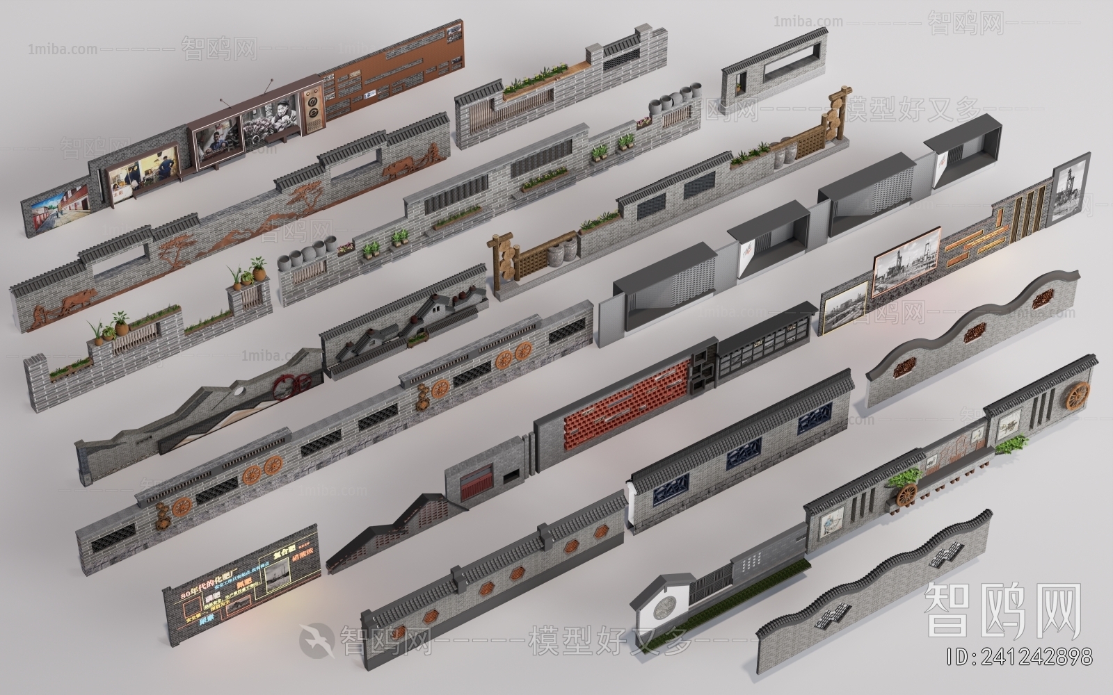 New Chinese Style Landscape Wall