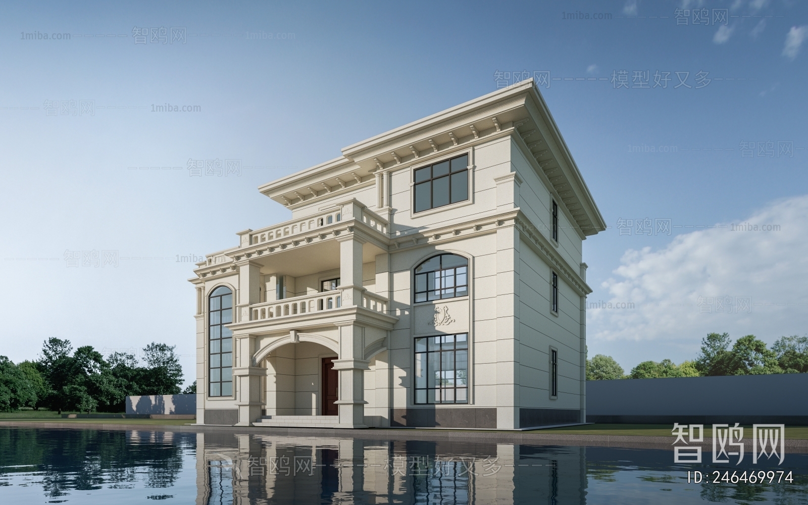 Simple European Style Detached Villa