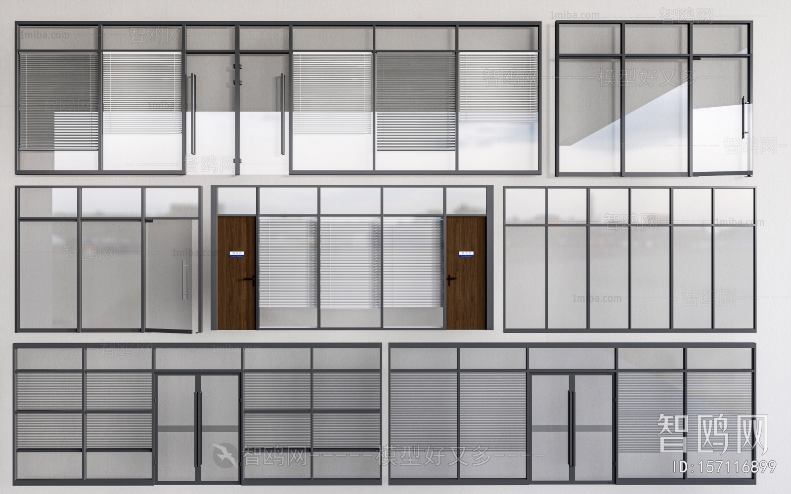Modern Glass Screen Partition