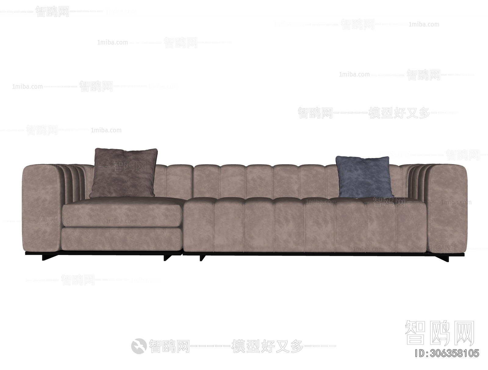 Modern Three-seat Sofa