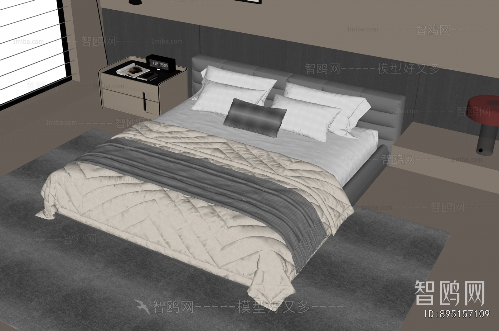 Modern Double Bed