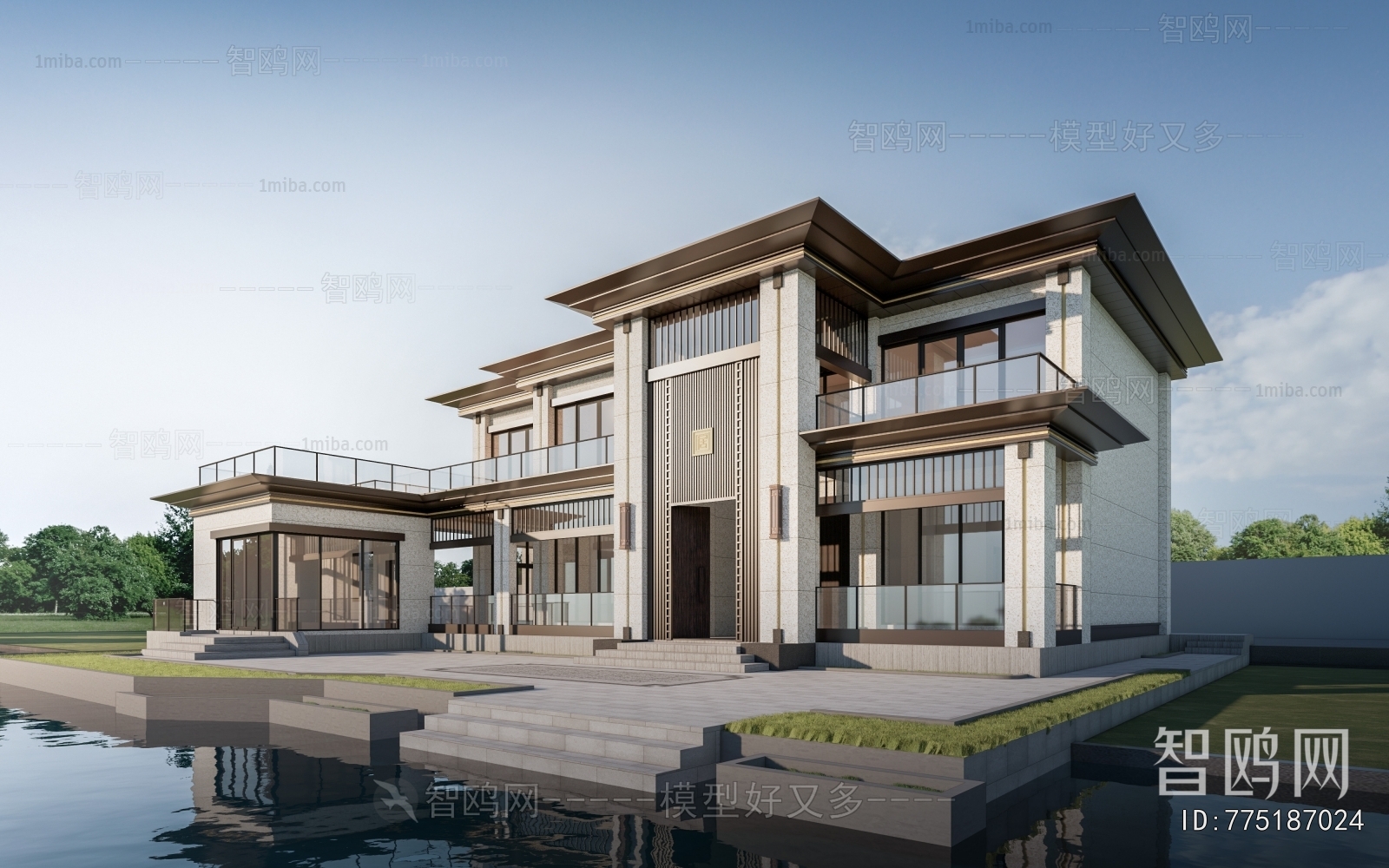 New Chinese Style Detached Villa