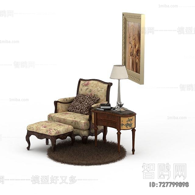 European Style Single Sofa