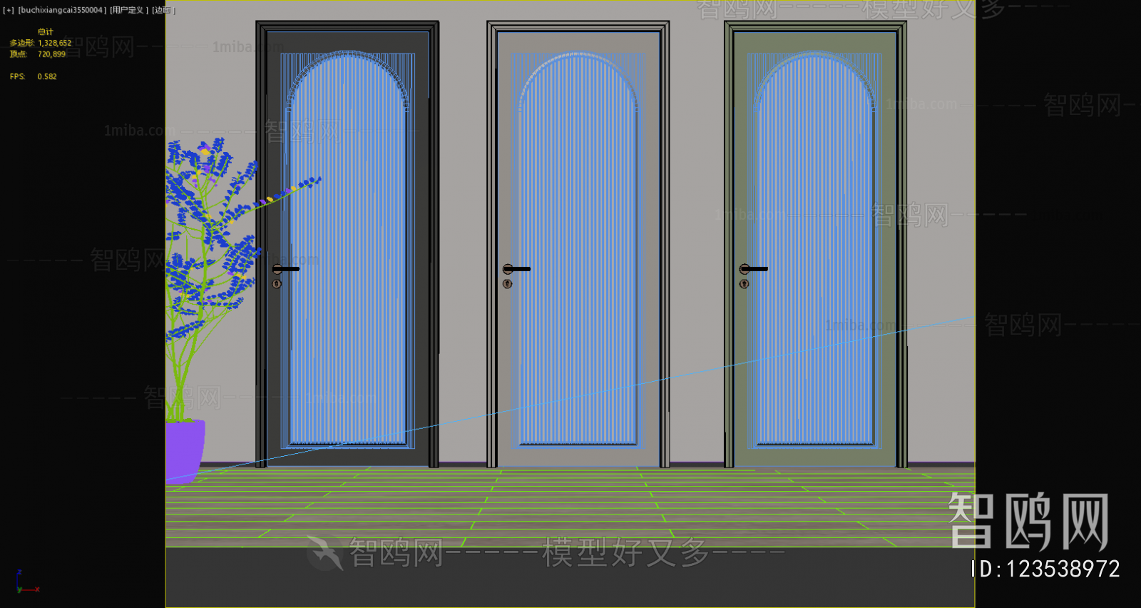 French Style Single Door