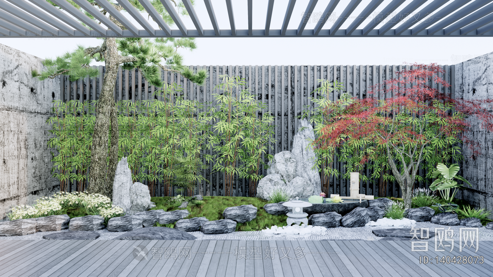Japanese Style Courtyard/landscape