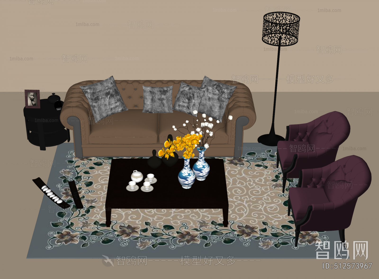 European Style Sofa Combination