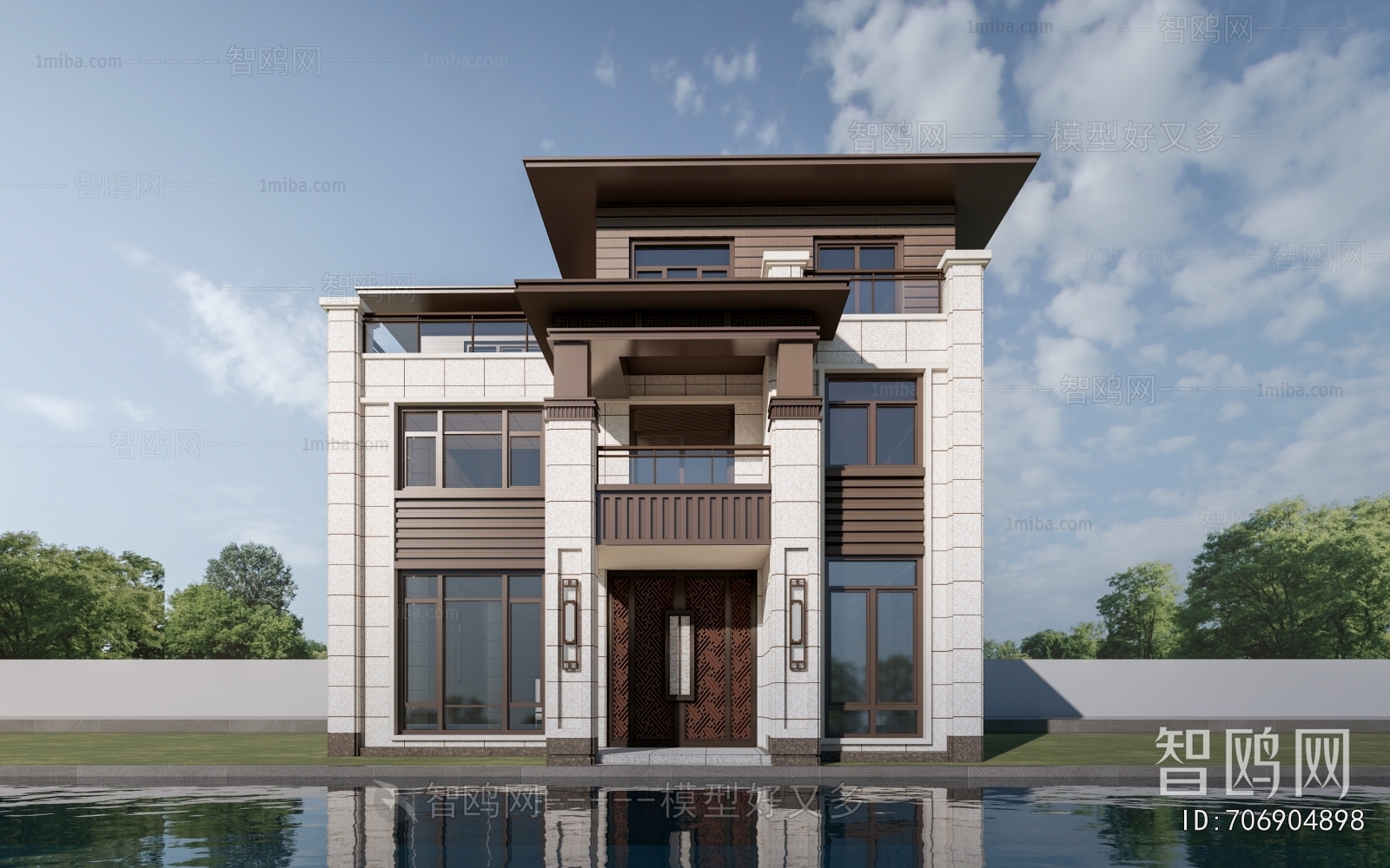 New Chinese Style Detached Villa