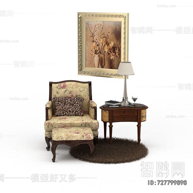 European Style Single Sofa