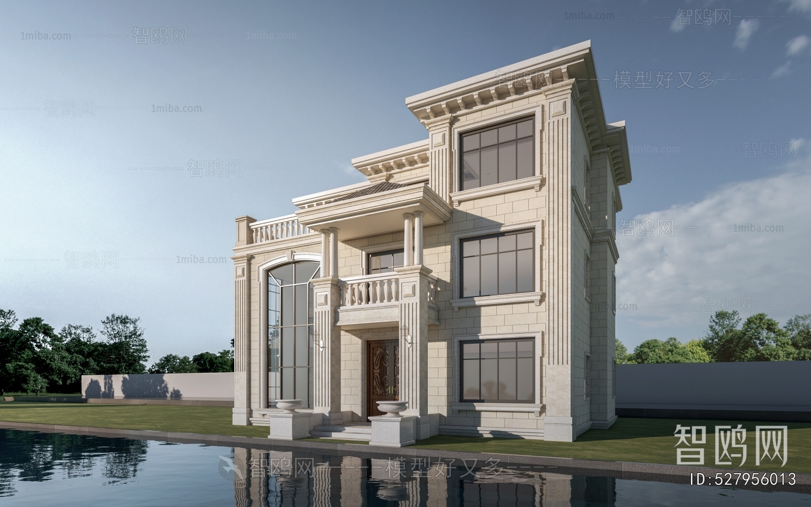 Simple European Style Detached Villa