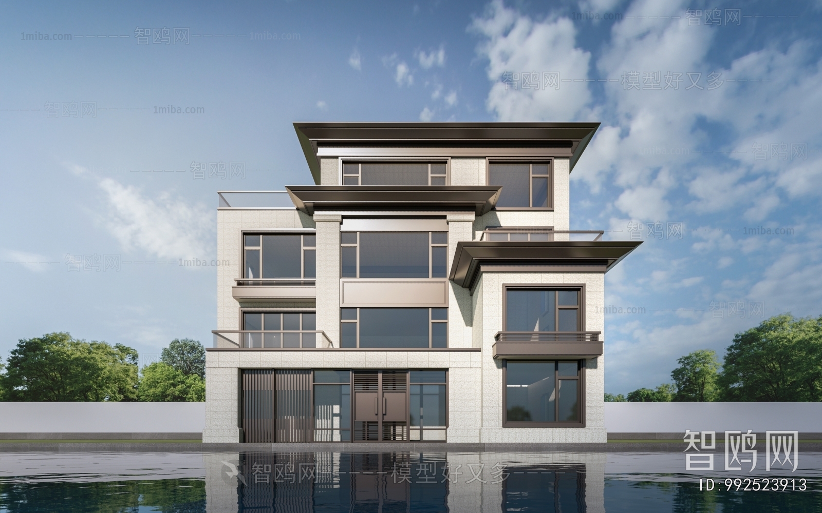 New Chinese Style Detached Villa